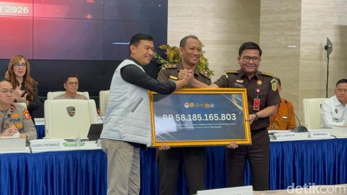 Bareskrim Polri Serahkan Rp 58,1 miliar Harta Judi Online ke Negara