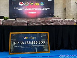 Potret Tumpukan Uang Rp 58 Miliar Kasus Judol Disita Bareskrim
