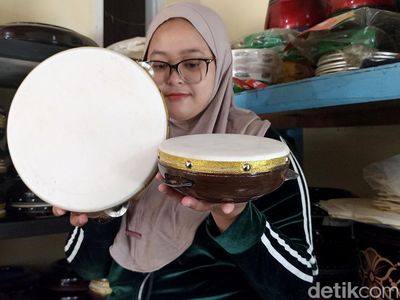 Menengok Perajin Rebana di Kota Blitar yang Bertahan