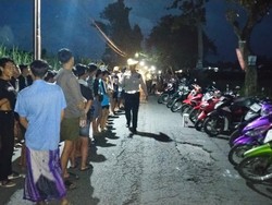 Polres Kediri Bubarkan Balap Liar di Plosoklaten, 75 Motor Ditilang