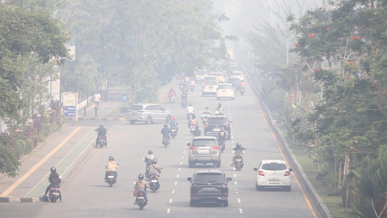 Asap Karhutla di Pontianak Makin Pekat, Ortu Was-was Minta Sekolah Diliburkan