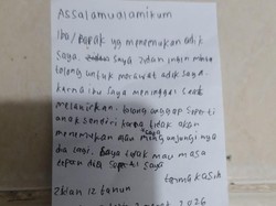 Isi Surat Kakak Tinggalkan Bayi dalam Gerobak di Pasar Minggu: Ibu Meninggal