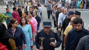 Warga Rela Antre Panjang Demi Nyoblos di Pemilu Nepal