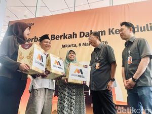 Bank Mega Tebar Berkah Ramadan, 15 Ribu Paket Sembako Dibagikan
