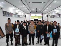 Kapolres Bojonegoro Ajak Dai dan Pendeta Jaga Kerukunan Saat Ramadan