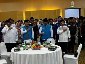 Kapolri Hadiri Acara Buka Puasa Bersama Buruh KSPSI di Cikarang