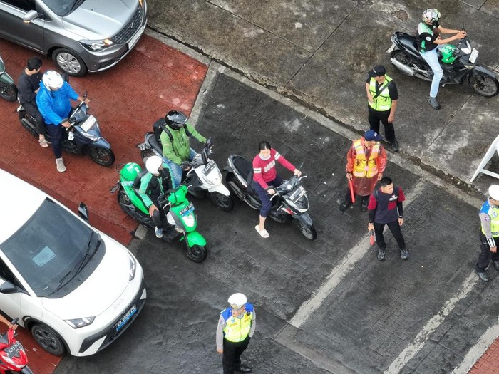 Korlantas Polri Gunakan Drone ETLE Presisi di Denpasar