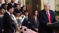 Lionel Messi Ketemu Donald Trump di Gedung Putih