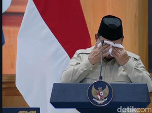 Tangis Haru Prabowo Saat Apresiasi Baznas Salurkan Bantuan RI ke Palestina