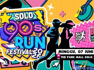 Serunya Fun Run 5K dengan Suasana 90s Festival di The Park Mall Solo