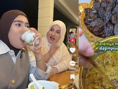 TikToker Ayu Wisya Kaget Buka Puasa di Rumah Tasyi Athasyia, Menunya Super Lengkap!