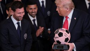 Trump Sambut Lionel Messi dan Inter Miami di Gedung Putih