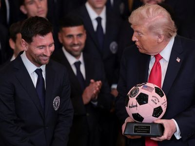 Trump Sambut Lionel Messi dan Inter Miami di Gedung Putih