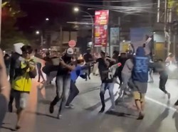 Jalan Andi Djemma-Veteran Makassar Jadi Arena Perang Senjata Mainan