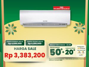 Beli AC Split 1 PK Diskon Rp 1,3 Jutaan di Transmart Full Day Sale