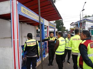 Polisi Dirikan 13 Pos Amankan Mudik di Jalur Arteri Tasikmalaya