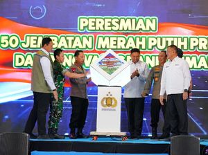 Kapolri Resmikan 57 Jembatan Merah Putih Presisi di Sumsel, Bantu Mobilitas Pelajar