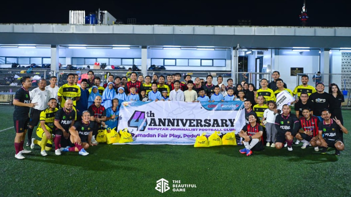 Rekan-rekan media dalam komunitas Seejontor FC. (Foto: dok. SJFC)