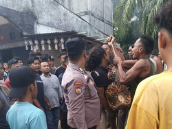 Beraksi Siang Bolong, Ninja Sawit di Rohul Diarak Keliling Kampung