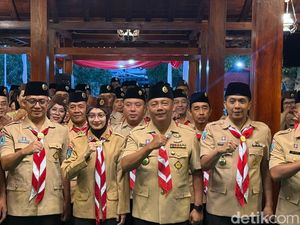Pemkot Kediri-Kwarcab Lantik Unsur Pramuka, Dorong Peran Generasi Muda