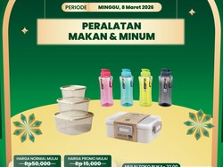 Tempat Makan-Botol Minum Murah Meriah di Transmart Full Day Sale