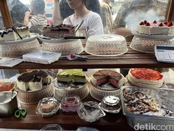 Viral di Andara! Lapak Mille Crepes Rp15 Ribu Diantre Sebelum Buka