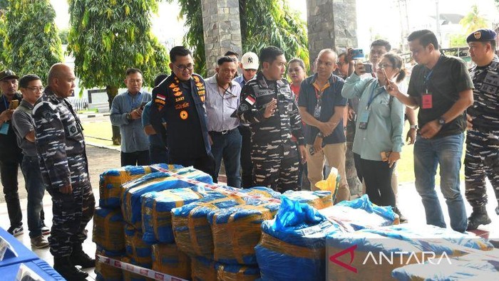 Penyelundupan Sianida 1,4 Ton dari Filipina di Sulut Digagalkan