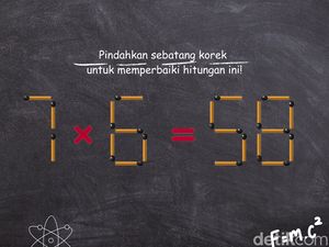 Pikiran Suntuk, Butuh Tantangan? Pindahkan 1 Batang Korek agar Hitungannya Benar