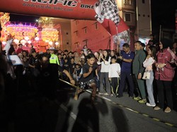 Kapolres Vs Wakil Bupati Rohil Ikut Meriahkan Balap Lari Cegah Tawuran