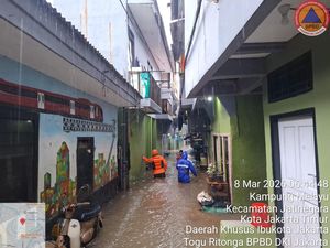 Titik Banjir di Jakarta Bertambah Jadi 148 RT, Tinggi Air Capai 150 Cm