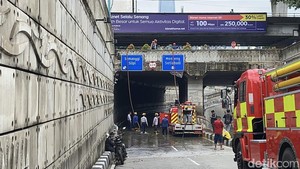 Rute 6V TransJ Ragunan-Senayan Dialihkan Imbas Underpass Mampang Banjir