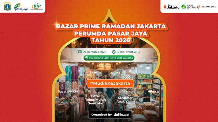 Bazar Prime Ramadan Jakarta 2026 Digelar di Balai Kota