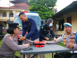 Polda Bali Beri Layanan Kesehatan Lapangan bagi Personel Ops Cipkon Agung 2026