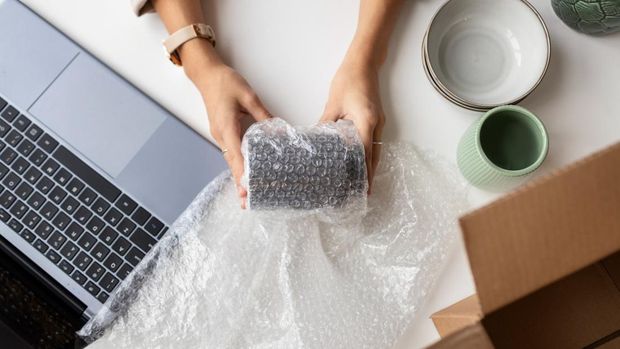 Ilustrasi bubble wrap