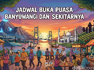 Jadwal Buka Puasa Banyuwangi dan Sekitarnya Hari Ini 8 Maret 2026
