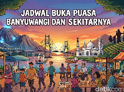 Jadwal Buka Puasa Banyuwangi dan Sekitarnya Hari Ini 8 Maret 2026
