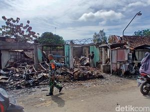 Kondisi Terkini Pasar Darurat Ngawen Blora Usai Terbakar