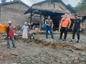 Tanah Bergerak Terjadi di Lokapaksa Buleleng, 4 Rumah Warga Terdampak
