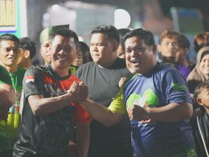 Ramaikan Fun Night Run Polres Meranti, Kapolres: Polri Sahabat Masyarakat