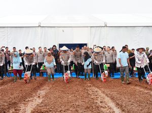 Penanaman Jagung Serentak Kuartal I 2026, Polri Salurkan Alsintan ke Petani