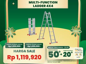 Merapat! Tangga Multifungsi Banting Harga di Transmart Full Day Sale