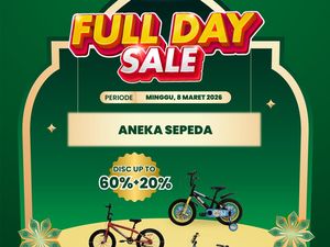 Cuma di Transmart Full Day Sale, Beli Sepeda Jadi Lebih Murah