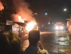 Pasar Darurat Ngawen Blora Kebakaran