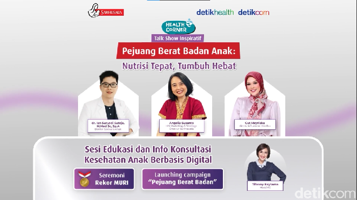 Health Corner: Peluncuran Kampanye Pejuang Berat Badan Anak