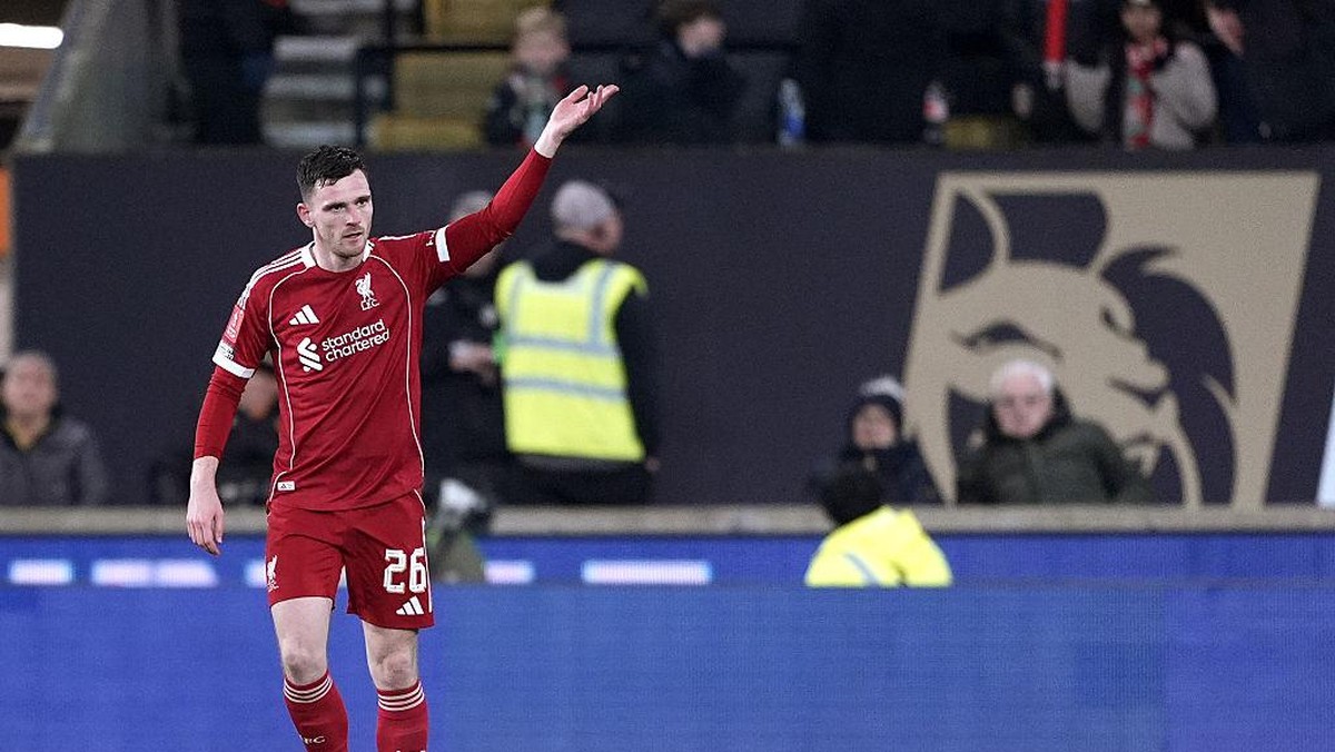 Andy Robertson belum putuskan soal masa depannya. (PA Images via Getty Images/Peter Byrne - PA Images)
