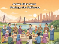 Jadwal Buka Puasa Surabaya dan Sekitarnya Hari Ini 9 Maret 2026