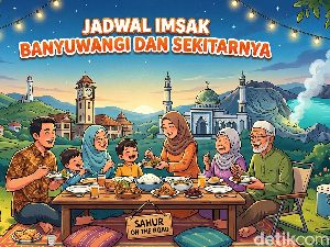 Jadwal Imsak Banyuwangi dan Sekitarnya Selasa 10 Maret 2026