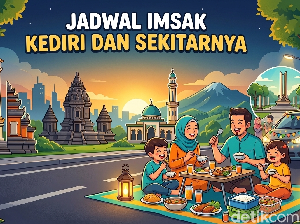 Jadwal Imsak Kediri dan Sekitarnya Selasa 10 Maret 2026