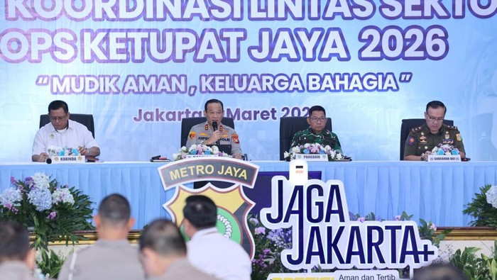 Polda Metro Jaya Gelar Rakor Operasi Ketupat Amankan Mudik Lebaran