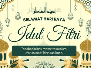 35 Poster Ucapan Idul Fitri 2026 yang Kreatif, Simpel, dan Gratis
